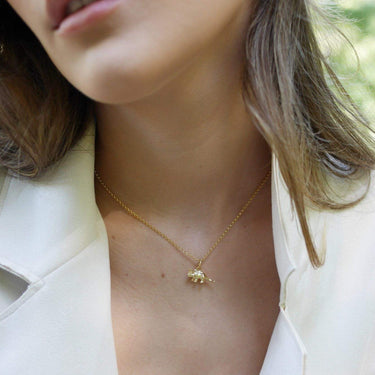 Triceratops Dinosaur Necklace | Pendant Necklaces for Women by Scream Pretty