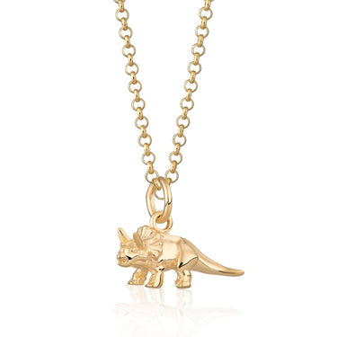 Triceratops Dinosaur Necklace | Pendant Necklaces for Women by Scream Pretty