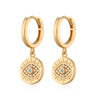 Evil Eye Charm Hoop Earrings | Good Luck Jewellery | Scream Pretty 