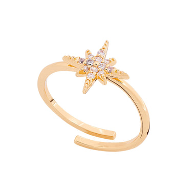 Starburst Ring | Silver & Gold Celestial Star Ring | Scream Pretty