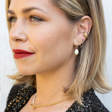 Hannah Martin Chained Star Studs  Single Earring by Scream Pretty