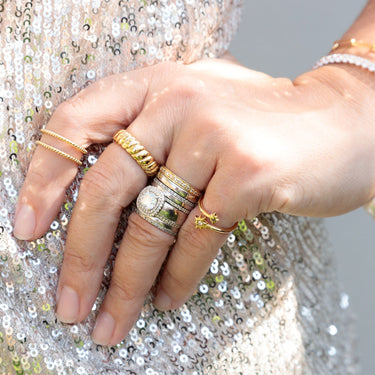 Chunky Twist Ring | Silver & Gold Rings for Women by Scream Pretty x Hannah Martin