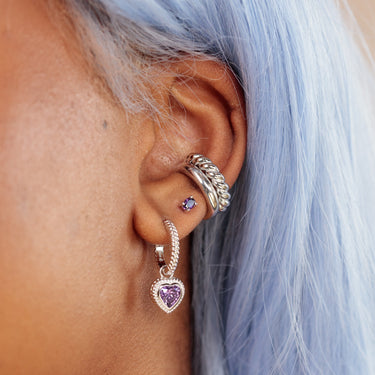 Twist & Shout Chunky Ear Cuff | Silver & Gold Ear Wrap Earring for Non-Pierced Ears | Scream Pretty x Hannah Martin