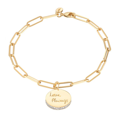 Love Always Bracelet | Silver & Gold Love Bracelet for Women | Scream Pretty x Hannah Martin