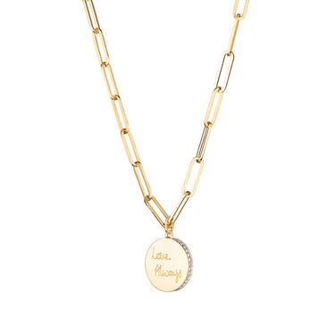 Love Always Necklace | Silver & Gold Love Pendant Necklaces for Women by Scream Pretty x Hannah Martin