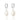 Sparkle Huggie Earrings with Baroque Pearls | Pearl Drop Hoop Earrings | Scream Pretty x Hannah Martin
