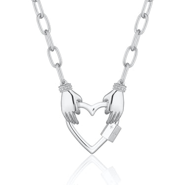 Heart in My Hands Necklace | Charm Collector Necklaces | Scream Pretty