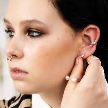 Hannah Martin Opal Helix Stud Earring by Scream Pretty