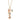 Rainbow Love Necklace with Slider Clasp Gold Plated Necklace by Scream Pretty