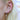 Rainbow Spike Charm Hoop Earrings | Multi-Colour Drop Hoop Earrings | Scream Pretty