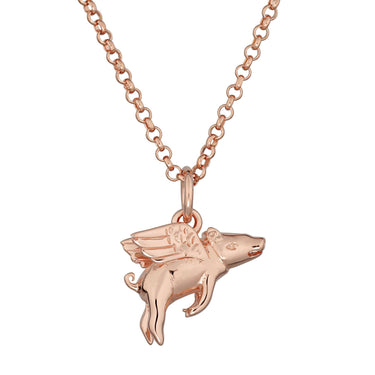 Flying Pig Necklace by Scream Pretty