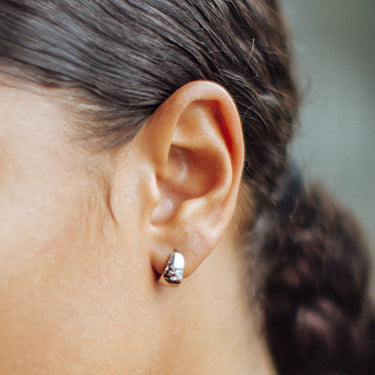 Bermuda Triangle Huggie Earrings  Earrings by Scream Pretty