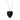 Black Heart Necklace with Slider Clasp Silver Plated Necklace by Scream Pretty