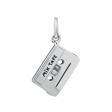 Mix Tape Charm Sterling Silver Charm by Scream Pretty