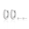 Sparkle Huggie and Tiny Stud Set of Earrings | Ear Stacking Set | Scream Pretty