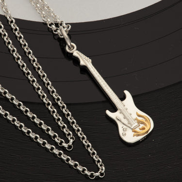 Electric Guitar Necklace | Music Pendant Necklaces for Women by Scream Pretty