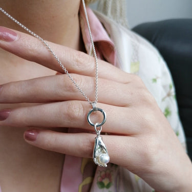 Hand and Pearl Charm  Charm by Scream Pretty