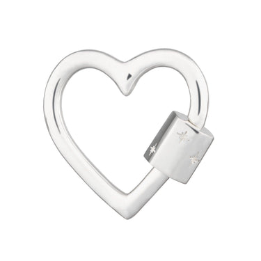 Heart Carabiner Charm Lock for Charm Collector Necklace | Scream Pretty