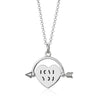 Heart Spinner Pendant Necklace | Women's Love Pendant Necklaces by Scream Pretty