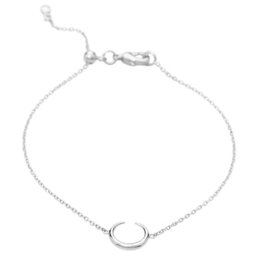 Horn Bracelet with Slider Clasp | Dainty Chain Bracelet | Scream Pretty