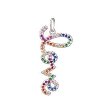 Rainbow Love Charm | Love Charms for Charm Bracelet or Necklace | Scream Pretty