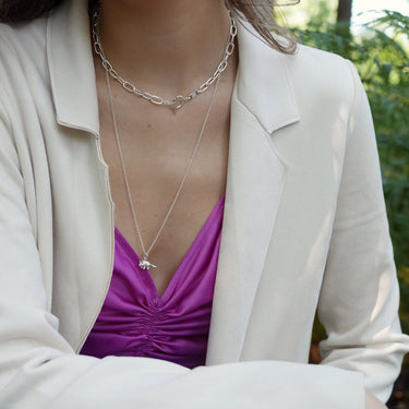 Triceratops Dinosaur Necklace | Pendant Necklaces for Women by Scream Pretty