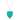 Turquoise Heart Necklace | Large Turquoise Heart Pendant Necklaces by Scream Pretty