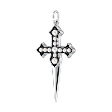Pearl Dagger Charm for Charm Bracelet or Necklace | Scream Pretty