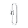 Long Link Carabiner Charm Lock for Charm Collector Necklace | Scream Pretty