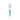 Turquoise Spike Single Huggie Earring Sterling Silver Single Earring by Scream Pretty