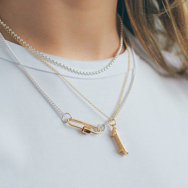 Skateboard Pendant Necklace | Silver & Gold Pendant Necklaces for Women by Scream Pretty