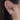 Triple Claw Ear Cuff with Black Stones | Silver & Gold Ear Wrap Earring for Non-Pierced Ears | Scream Pretty