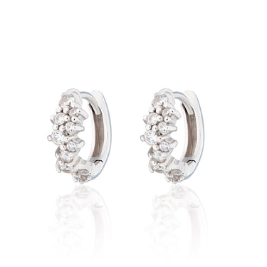 Stardust Huggie Earrings | Small Hoop Earrings for women by Scream Pretty 