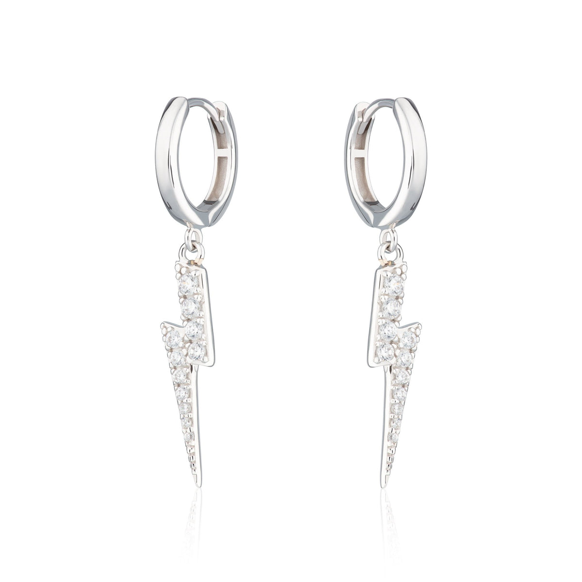 Scream Pretty Lightning Hoop Earrings