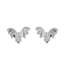 Silver Bat Stud Earrings | Unique  Thematic Studs