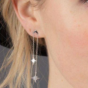 Double Drop Starburst Earrings  earrings by Scream Pretty
