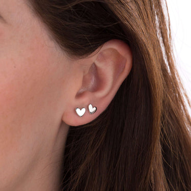 Heart Stud Earrings  earrings by Scream Pretty