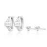 Audrey Huggie and Trinity Stud Set of Earrings | Ear Stacking Set | Scream Pretty