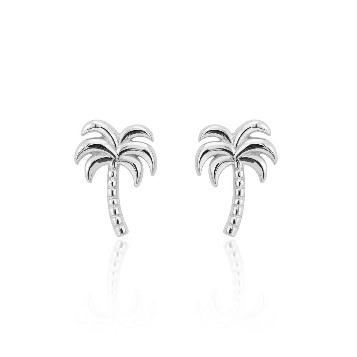 Palm Tree Stud Earrings