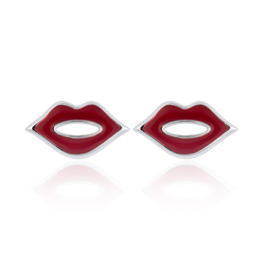 Red Lips Stud Earrings  Earrings by Scream Pretty