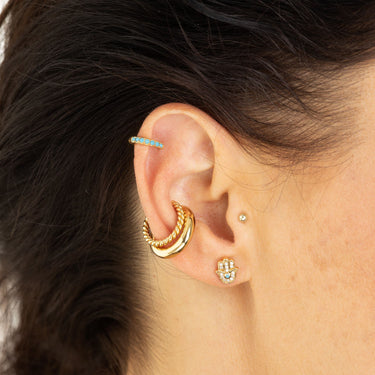 Twist Ear Cuff | Silver & Gold Ear Wrap Earring for Non-Pierced Ears | Scream Pretty